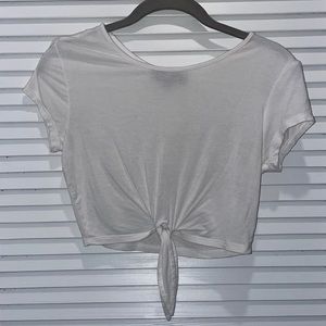 Cute White Crop Top